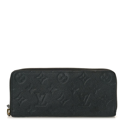 Louis Vuitton Empreinte Clemence Wallet Black 1 of 8