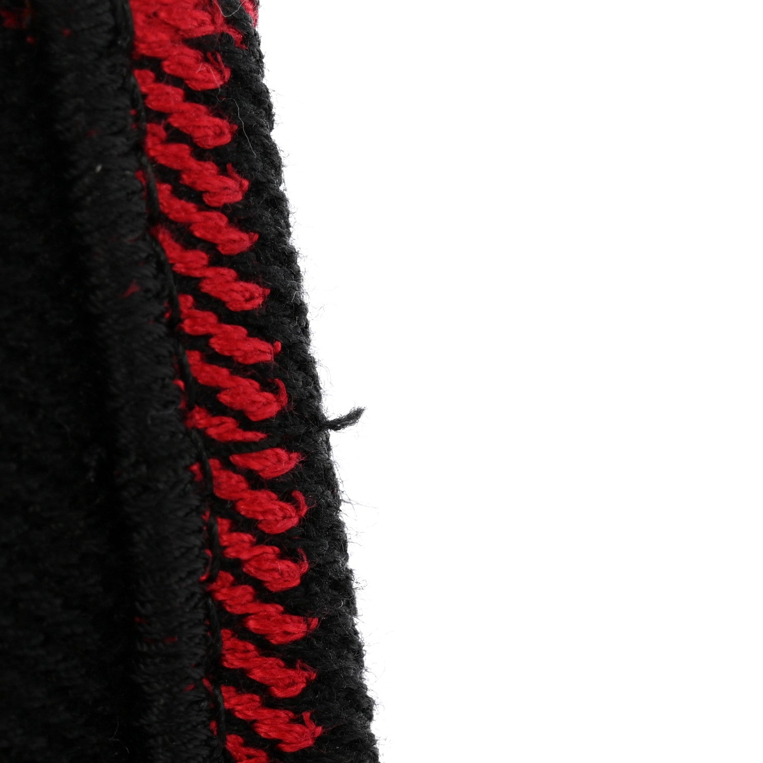 Christian Dior Canvas Embroidered Checkered Book Tote Black Red 13 of 13