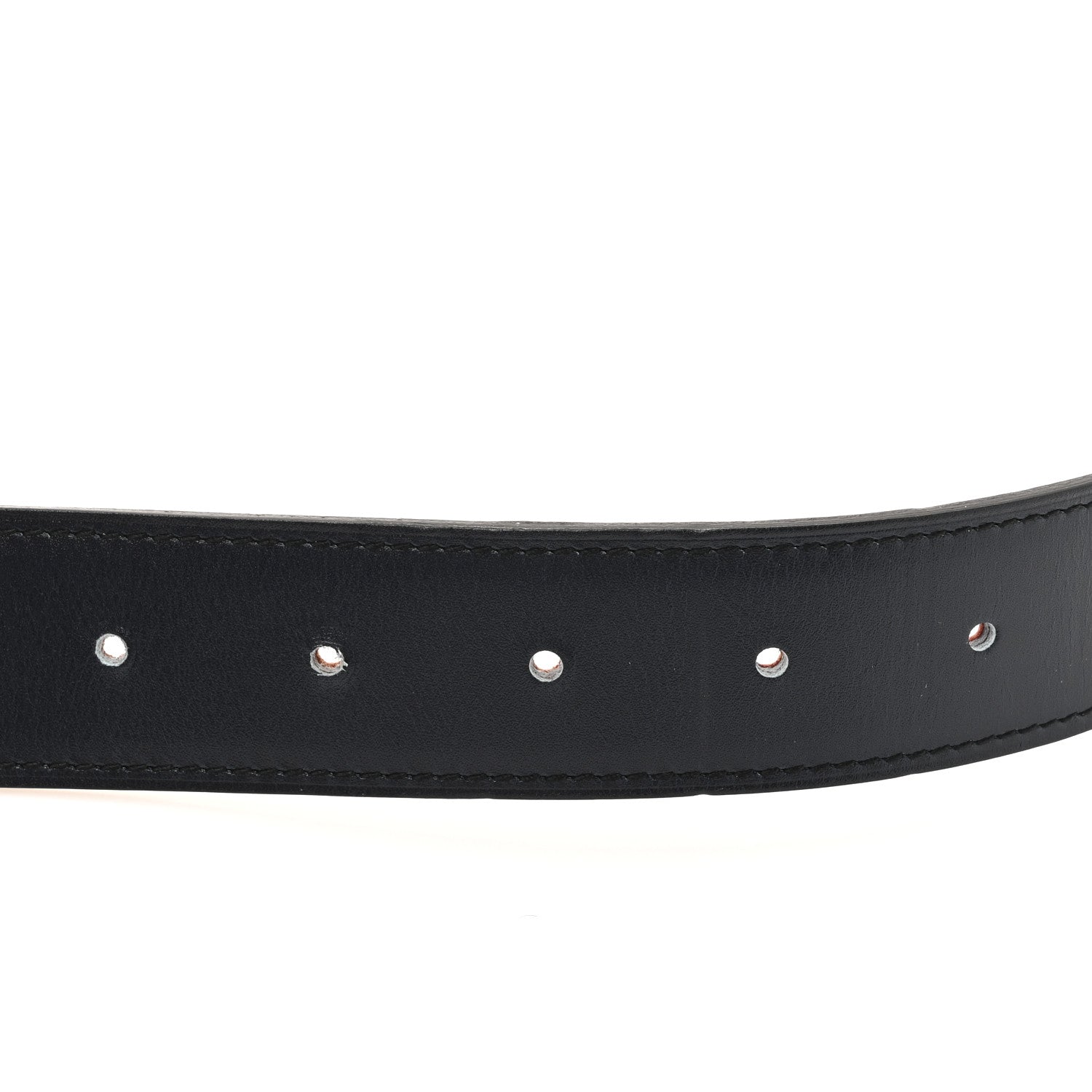 Hermes Box Togo 32mm Guilloche H Belt 105 42 Bleu Indigo Terre Baute 4 of 6