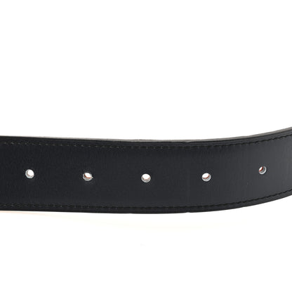 Hermes Box Togo 32mm Guilloche H Belt 105 42 Bleu Indigo Terre Baute 4 of 6