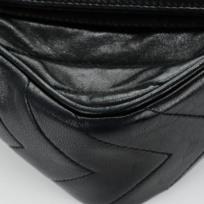 Chanel Lambskin Chevron Camera Bag Black 8 of 8