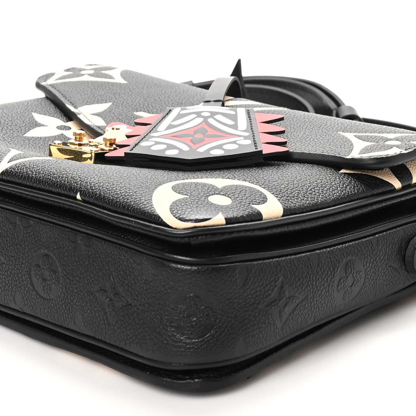 Empreinte Monogram Giant Crafty Pochette Metis Black Creme