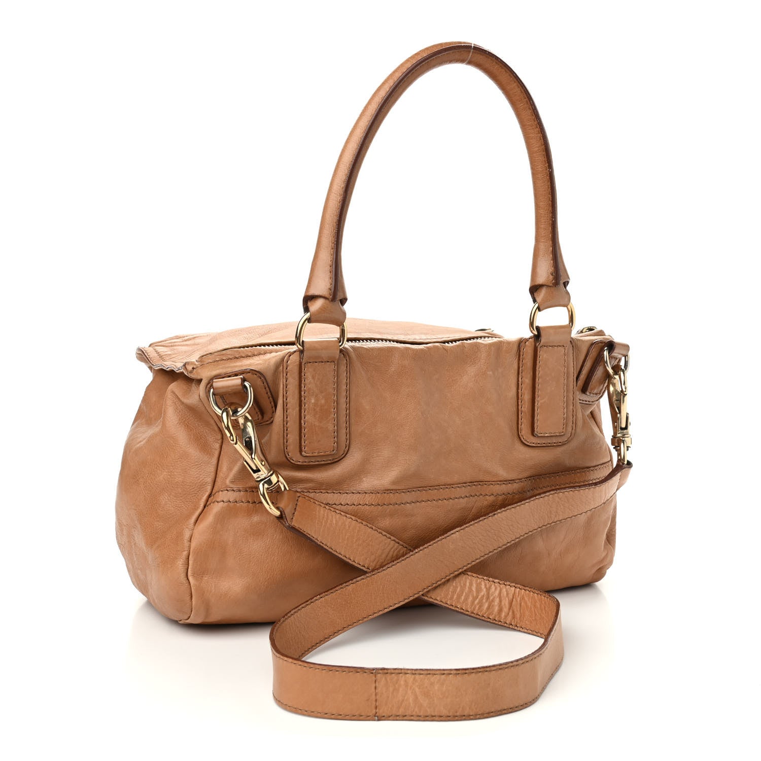Givenchy Tumbled Sheepskin Medium Pandora Caramel 3 of 15