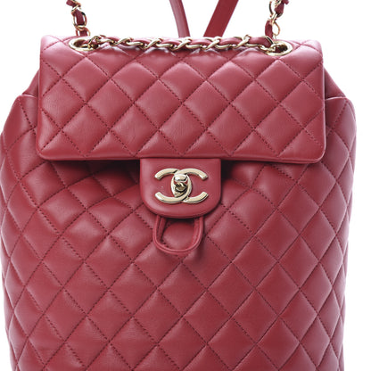 Chanel Lambskin Quilted Small Urban Spirit Backpack Red 7 of 11