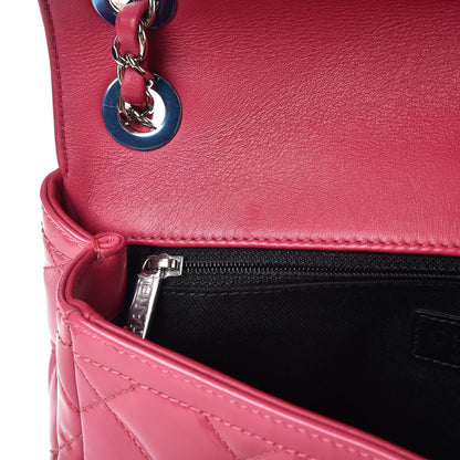 Chanel Patent Quilted Large Coco Shine Flap Pink 8 of 11