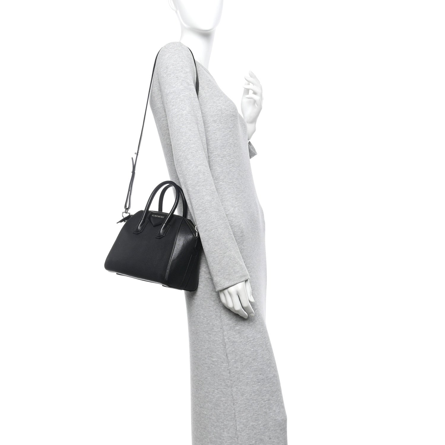 Givenchy Sugar Goatskin Mini Antigona Black 2 of 14