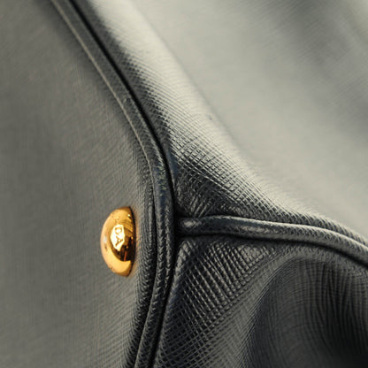 Prada Saffiano Large Galleria Double Zip Tote Baltico 9 of 10