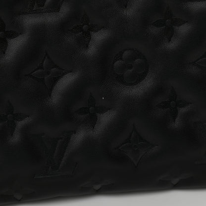Louis Vuitton Lambskin Embossed Monogram Coussin PM Black 10 of 10