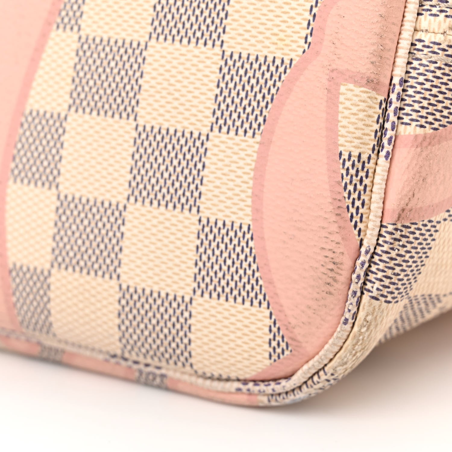 Louis Vuitton Damier Azur Tahitienne Neverfull MM 19 of 20
