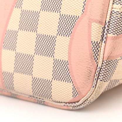 Louis Vuitton Damier Azur Tahitienne Neverfull MM 19 of 20