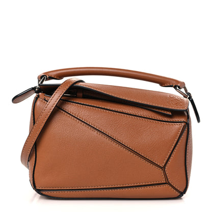 Loewe Calfskin Mini Puzzle Bag Tan 1 of 8