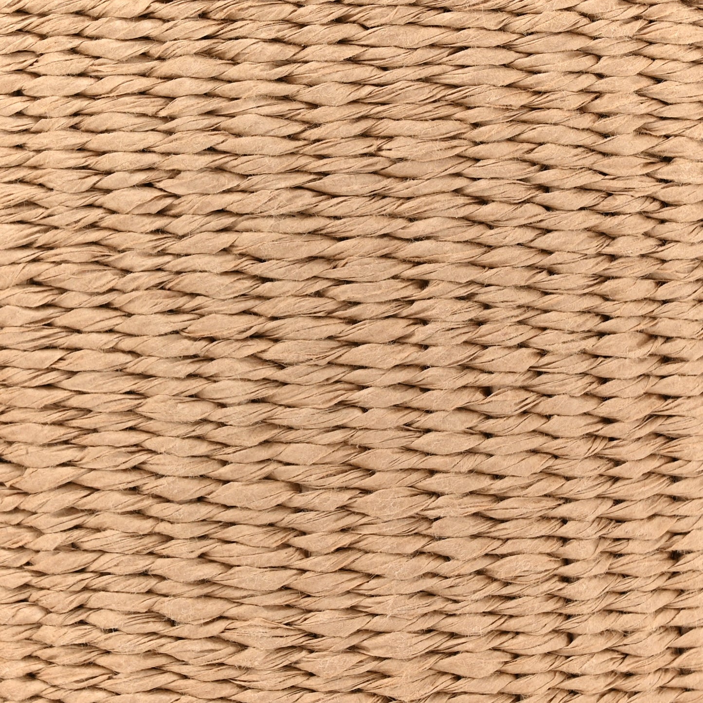 Natural Woven Fiber Small Woody Basket