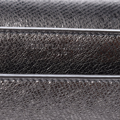 Saint Laurent Metallic Grained Calfskin Medium Monogram Sunset Dark Silver 10 of 12