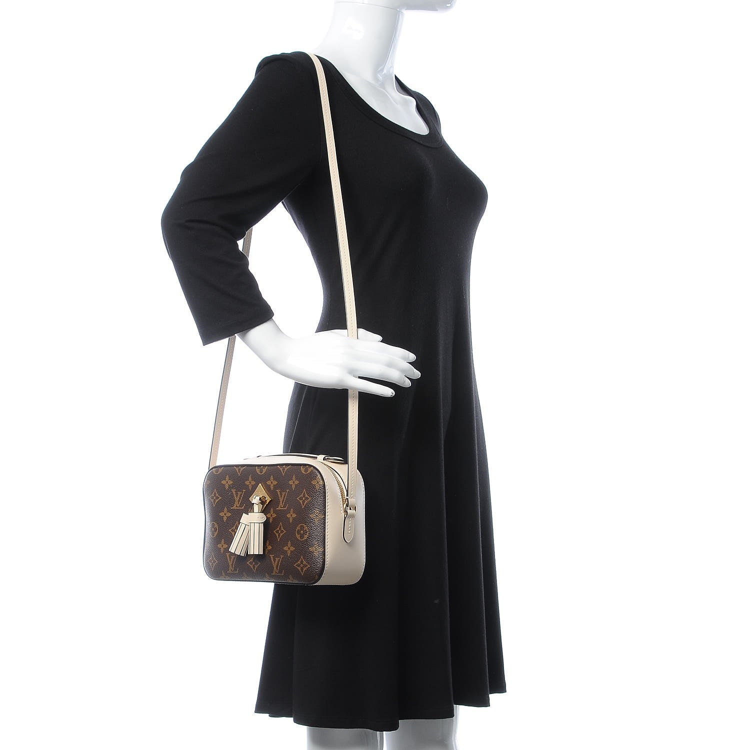 Louis Vuitton Monogram Saintonge Creme 2 of 8