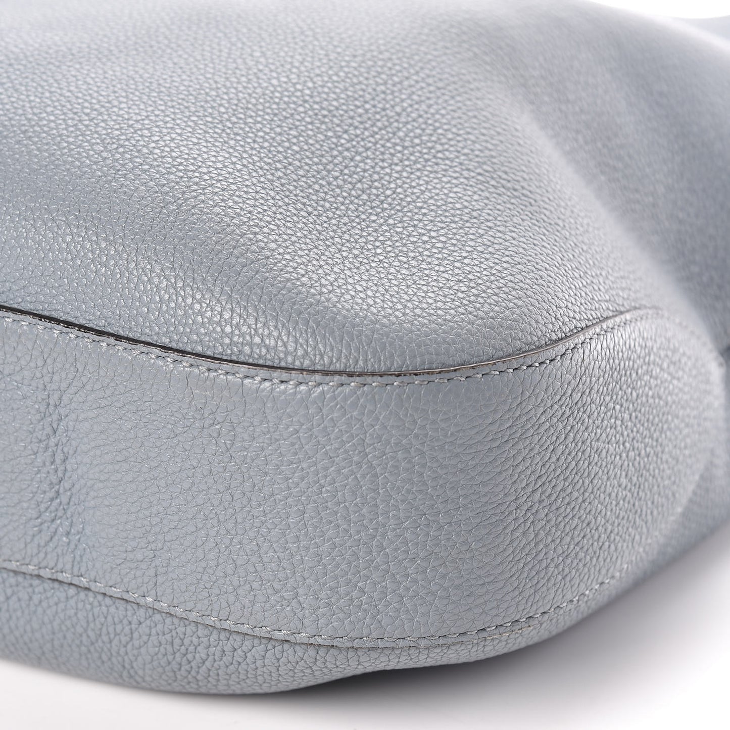 Soft Grained Calfskin Large Jackie Hobo Light Blue