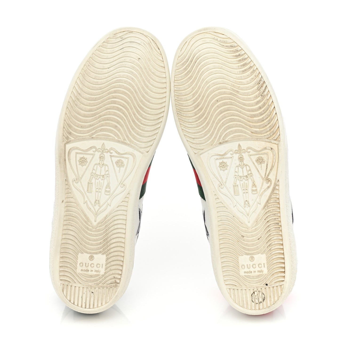 Calfskin Ayers Web Star Embroidered Womens Ace Sneakers 35.5 White Multi