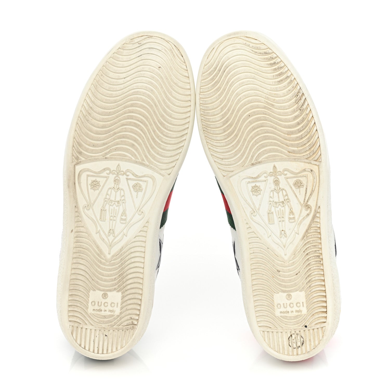Gucci Calfskin Ayers Web Star Embroidered Womens Ace Sneakers 35.5 White Multi 6 of 11