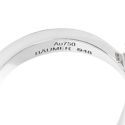 Chanel 18K White Gold Diamond Fil de Camelia Ring 48 4.5 5 of 7