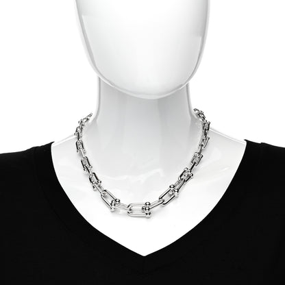 Tiffany Sterling Silver HardWear Graduated Link Necklace 2 of 4