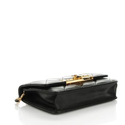 Chanel Lambskin Quilted Golden Class Wallet on Chain WOC Black 4 of 7