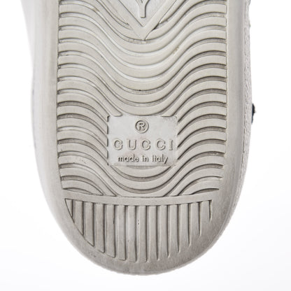 Gucci Calfskin Web Floral Embroidered Womens Ace Sneakers 38.5 White 6 of 7