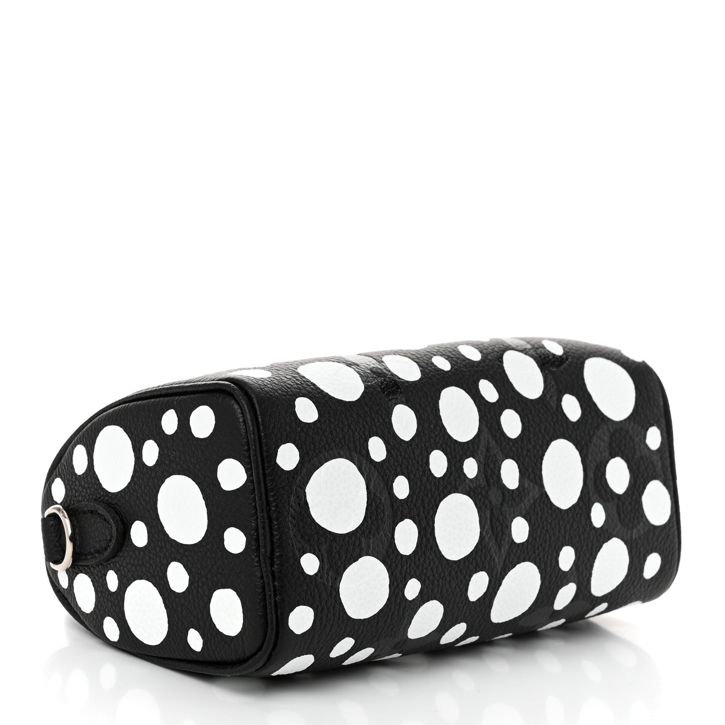 LV X YK Empreinte Infinity Dots Nano Speedy Bandouliere Black White