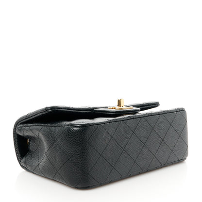Chanel Caviar Quilted Mini Rectangular Flap Black 4 of 12