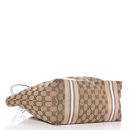 Gucci Monogram Web Medium Jolie Tote Yellow 4 of 14