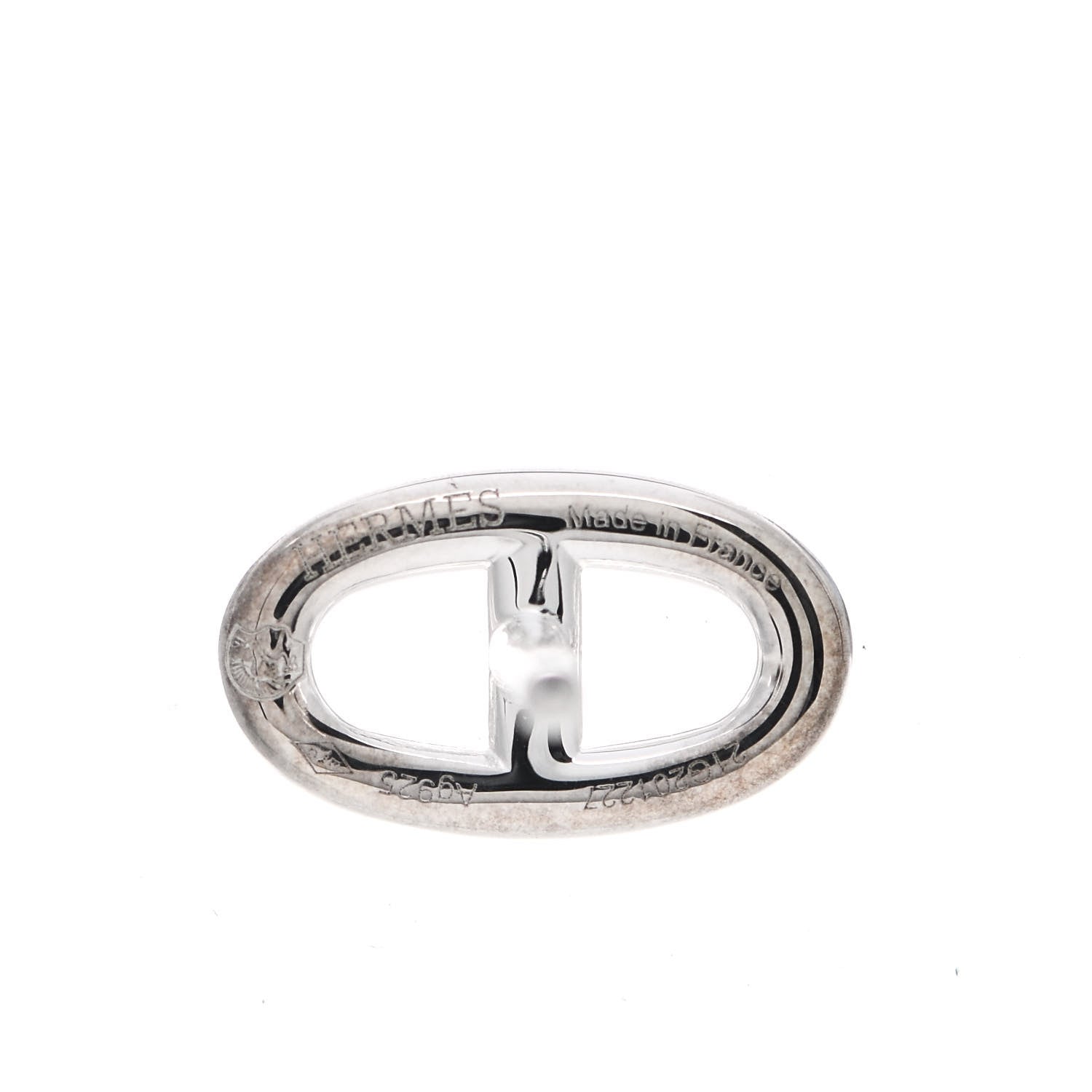 Hermes Sterling Silver TPM Farandole Earrings 4 of 5