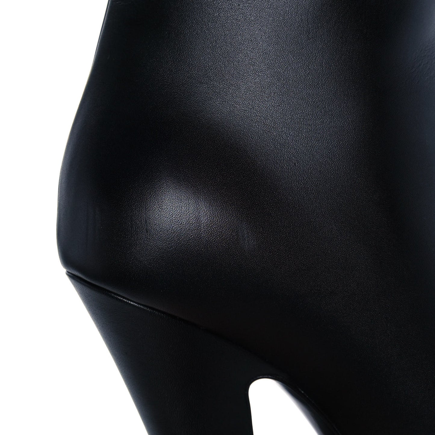 Smooth Calfskin 68 Knee High Boots 38.5 Black