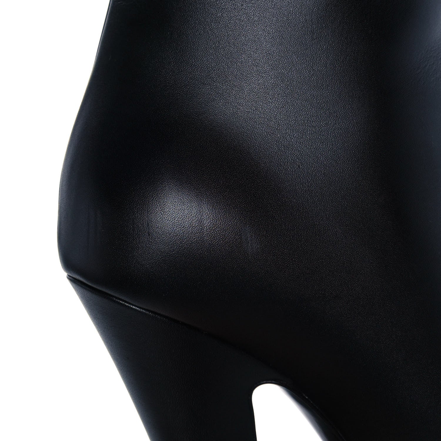 Saint Laurent Smooth Calfskin 68 Knee High Boots 38.5 Black 9 of 10