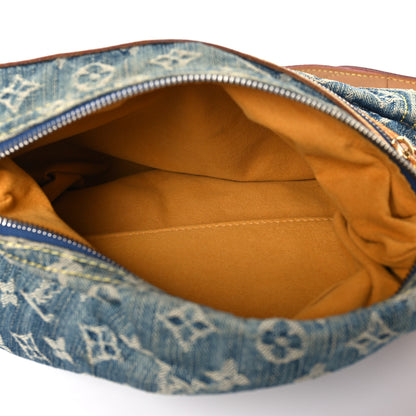 Louis Vuitton Monogram Denim Baggy PM Blue 5 of 9