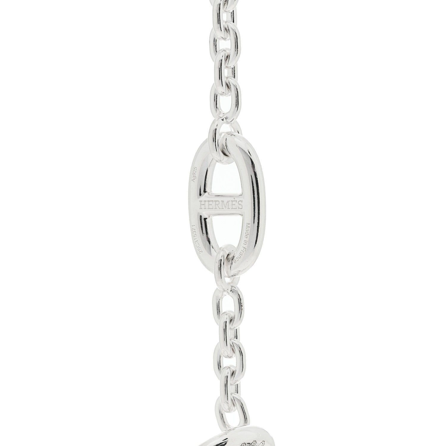 Hermes Sterling Silver Farandole Necklace 80 4 of 6