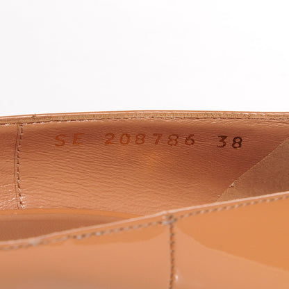 Saint Laurent Vitello Vernice 105 Tribtoo Pumps 38 Nude 8 of 8