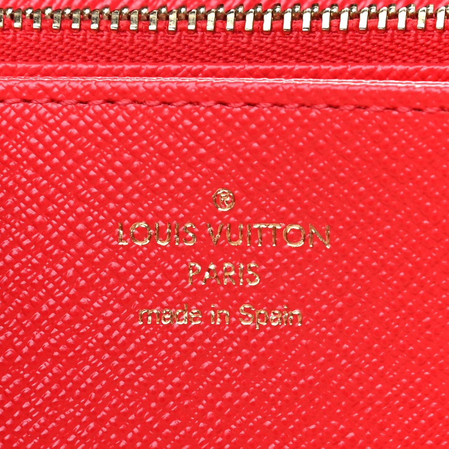 Damier Ebene 2016 Christmas Animation Zippy Wallet Rouge