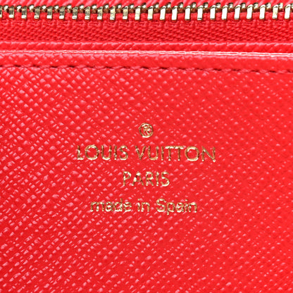Louis Vuitton Damier Ebene 2016 Christmas Animation Zippy Wallet Rouge 6 of 7