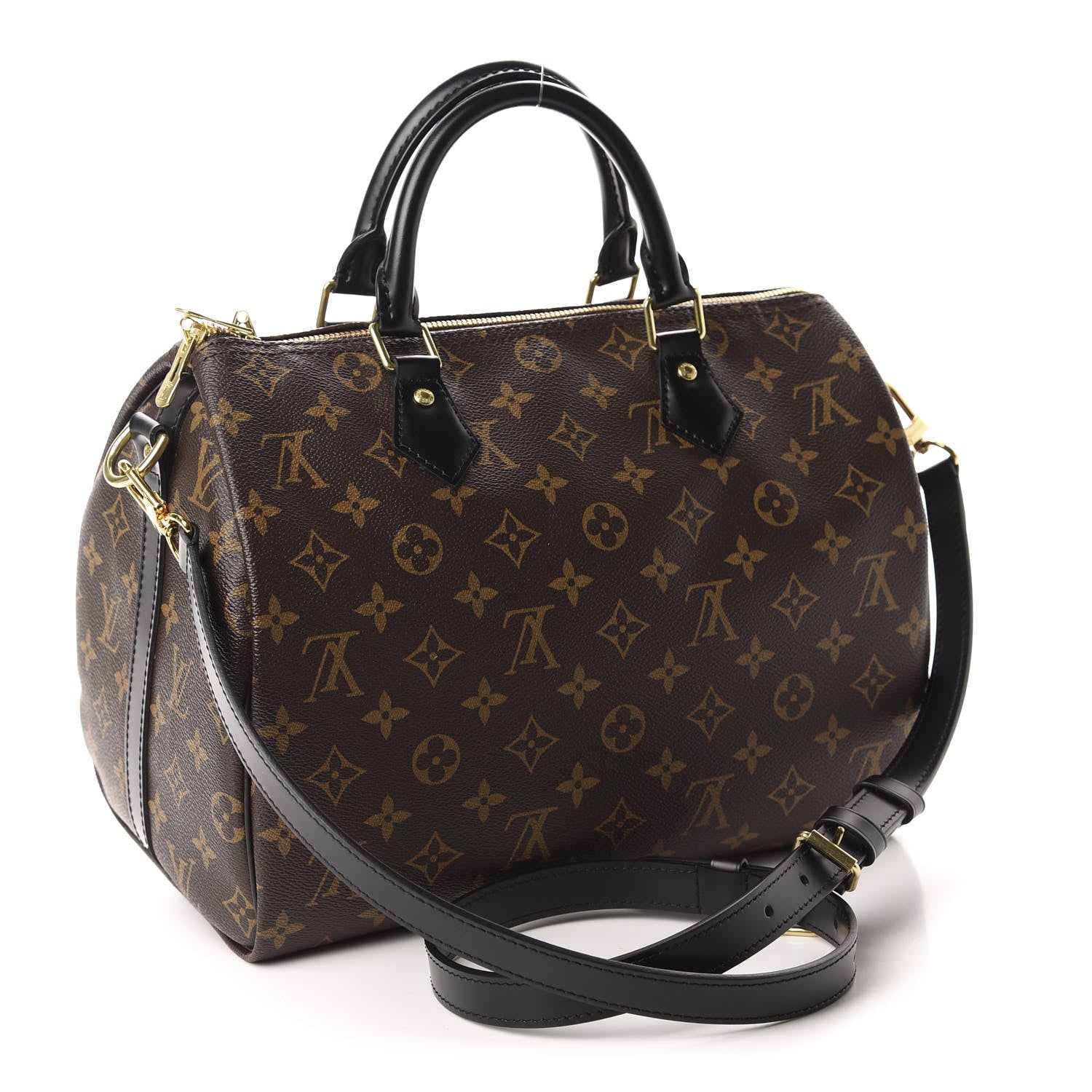 Louis Vuitton Monogram My World Tour Speedy Bandouliere 30 Black 3 of 12