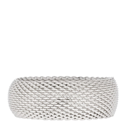 Tiffany Sterling Silver Wide Somerset Mesh Bracelet 3 of 4