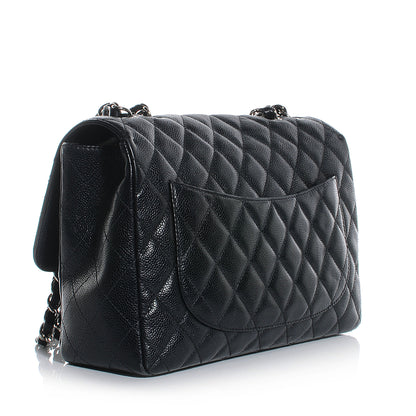 Chanel Caviar Jumbo Single Flap Black 3 of 7