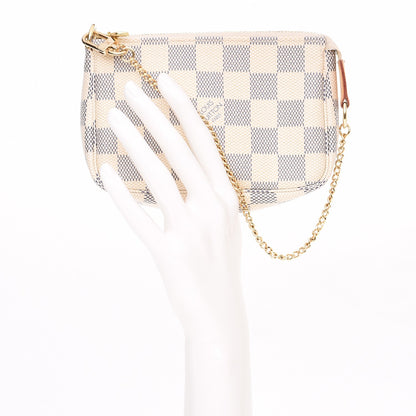 Louis Vuitton Damier Azur Mini Pochette Accessories 2 of 6