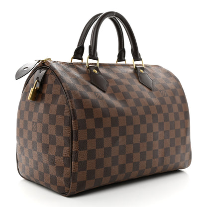 Louis Vuitton Damier Ebene Speedy 30 3 of 11