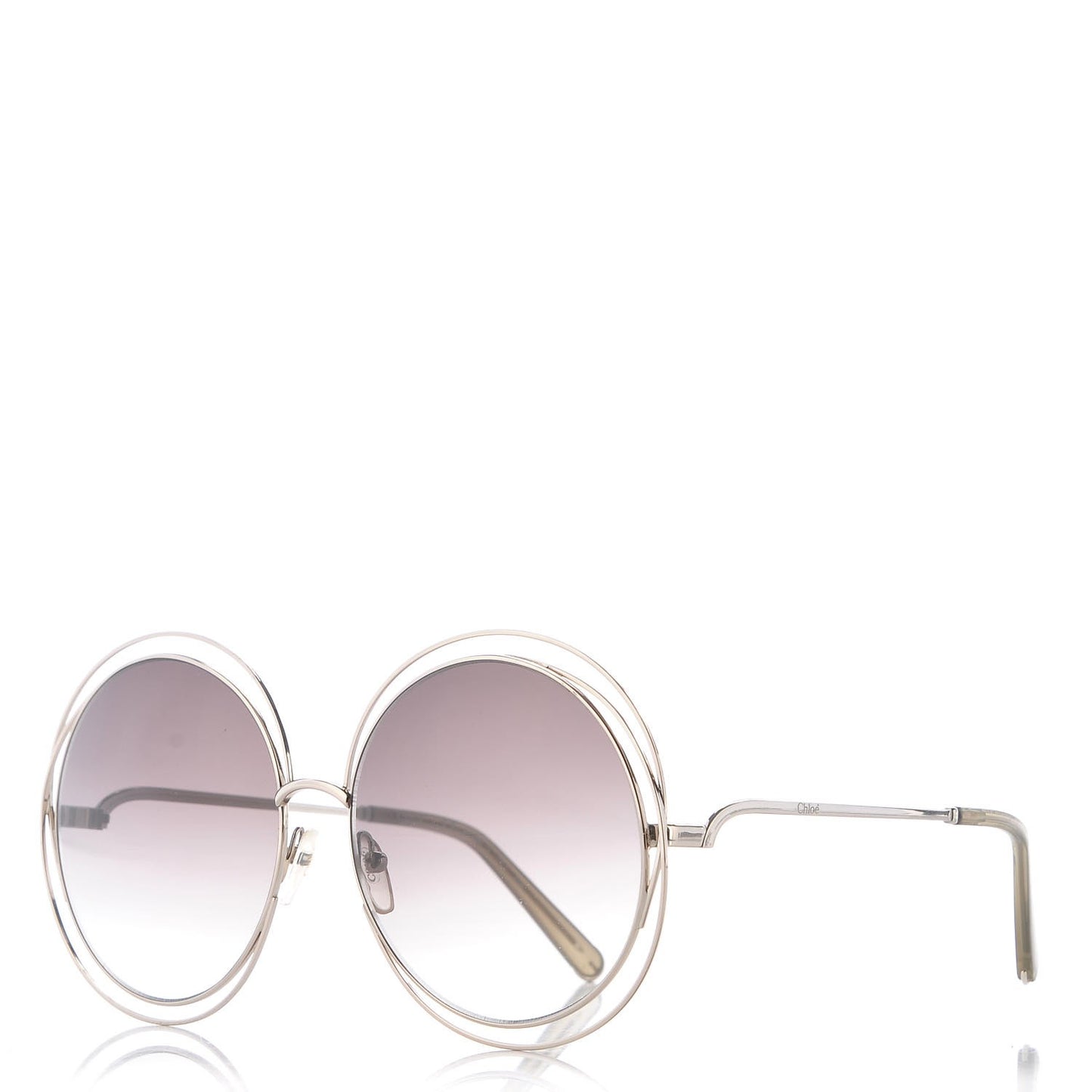 Oversize Round Carlina Oversized Round Sunglasses CE114S Silver Light Grey