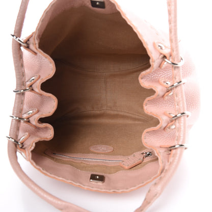 Fendi Cuoio Romano Selleria Small Bucket Bag Cipria 5 of 17
