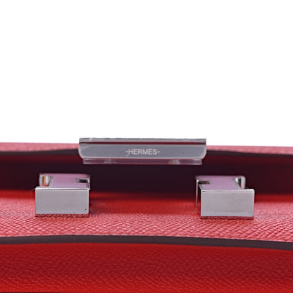 Hermes Epsom Enamel Constance 18 Rouge de Coeur Mauve Sylvestre 8 of 22