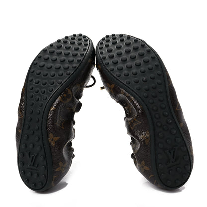 Louis Vuitton Monogram Flirty Ballerina Flat 38.5 Black 5 of 7