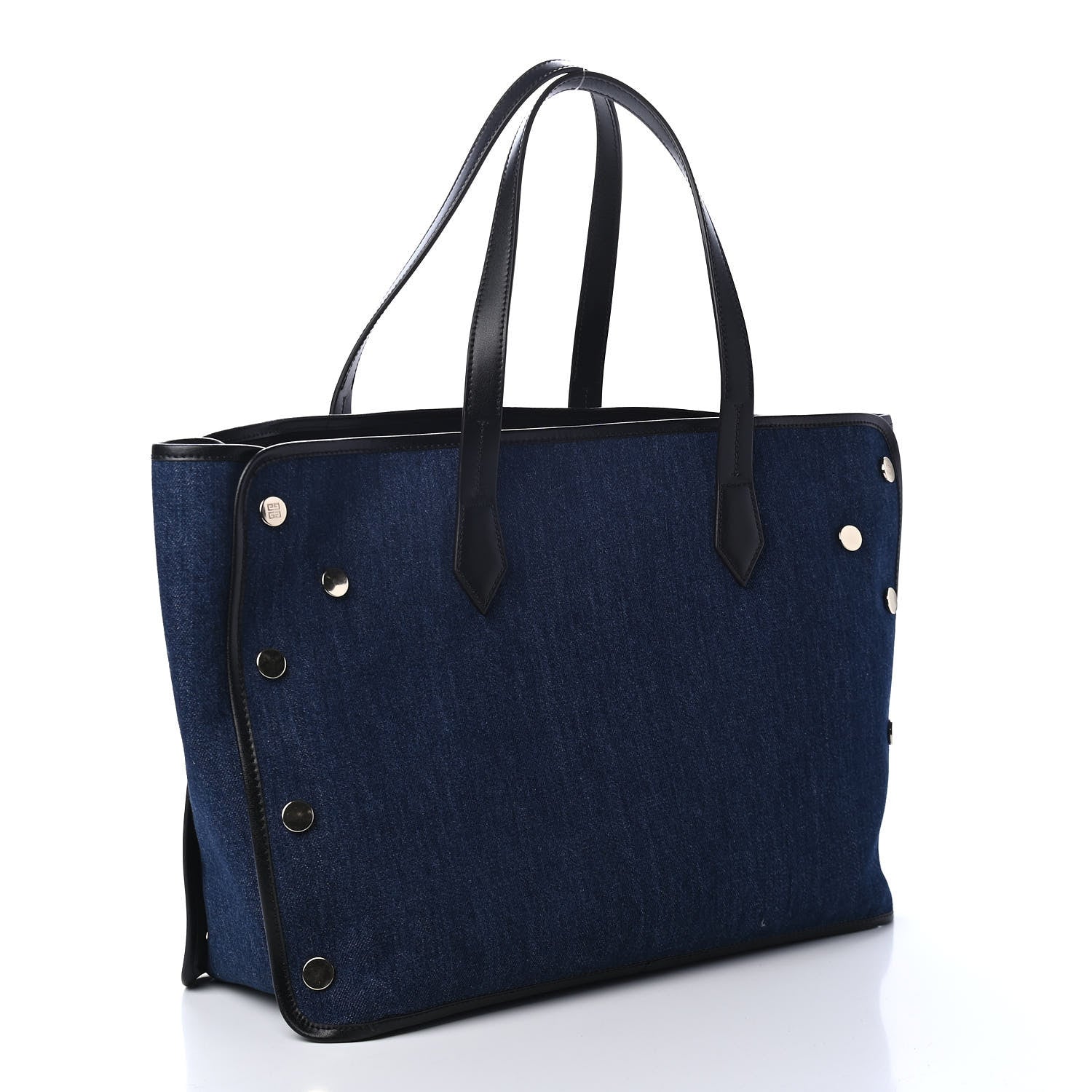 Givenchy Denim Medium Logo Bond Shopper Tote Blue 2 of 4