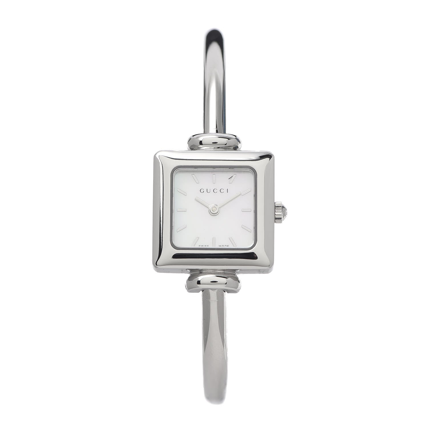 Gucci Stainless Steel Mother of Pearl 19mm 1900L Quartz Watch 1 of 7