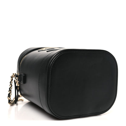 Chanel Lambskin Timeless Vanity Cosmetic Case Black 4 of 10