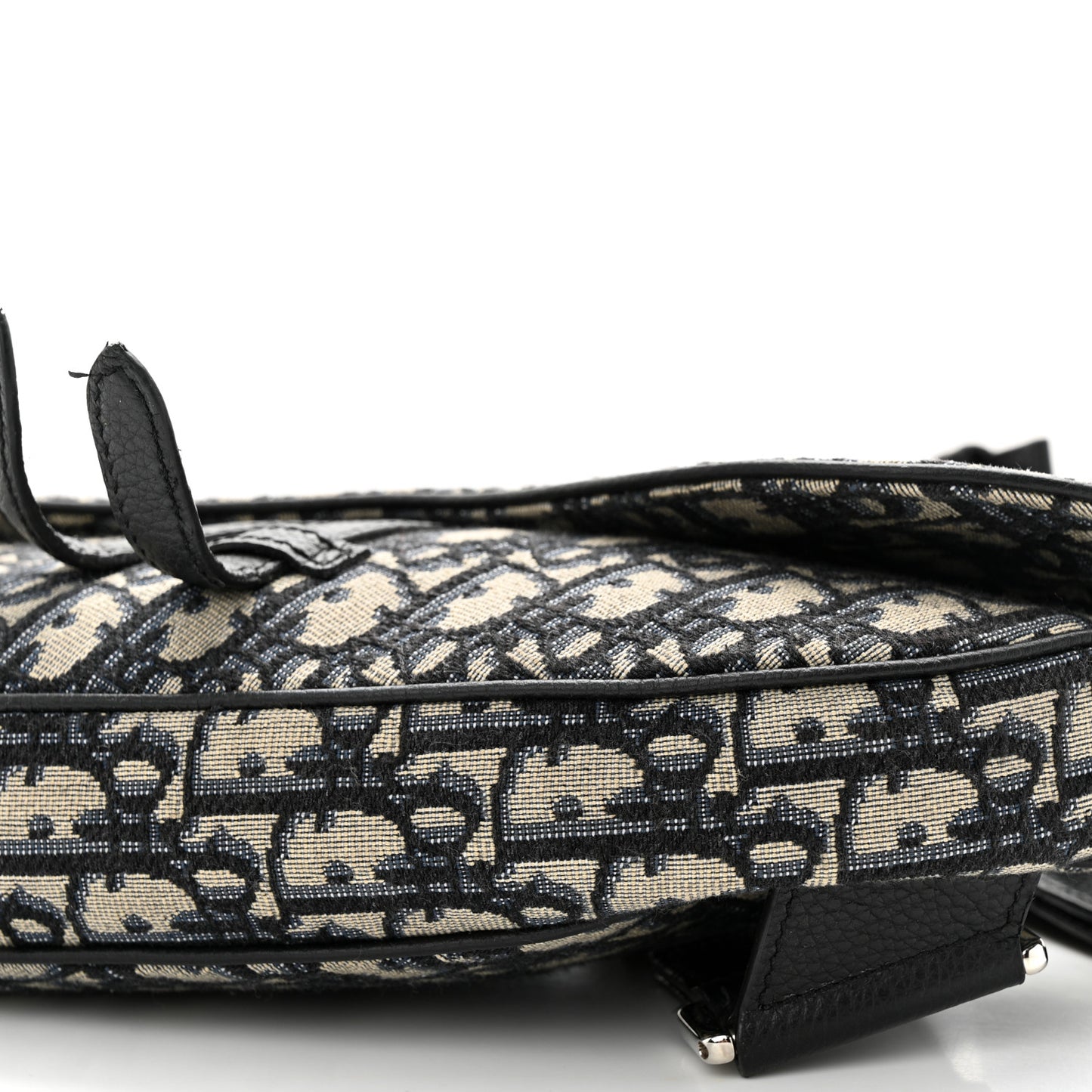 Oblique Mens Saddle Bag Blue