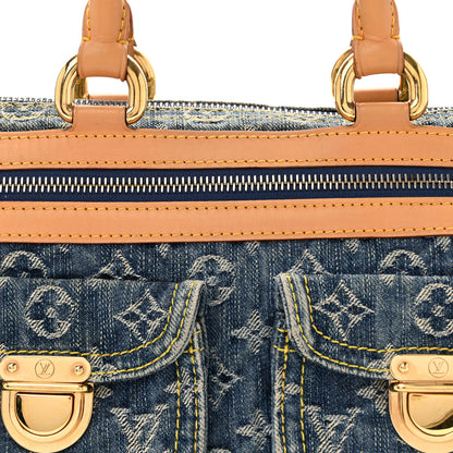 Louis Vuitton Monogram Denim Neo Speedy Blue 7 of 12